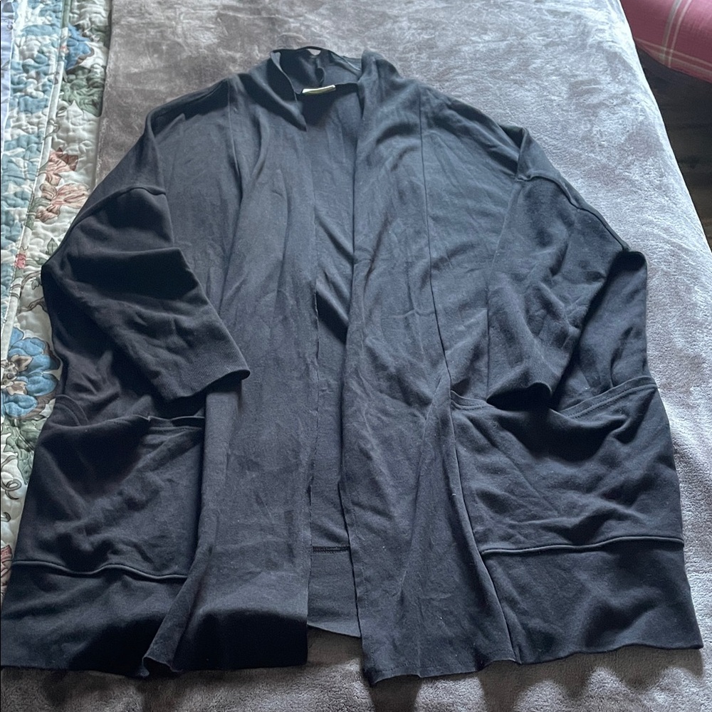 Pact Classic Cotton Black cardigan
